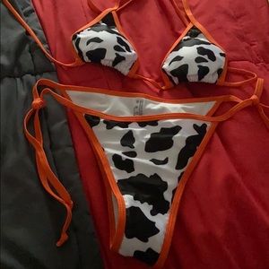 Swimsuit cow print